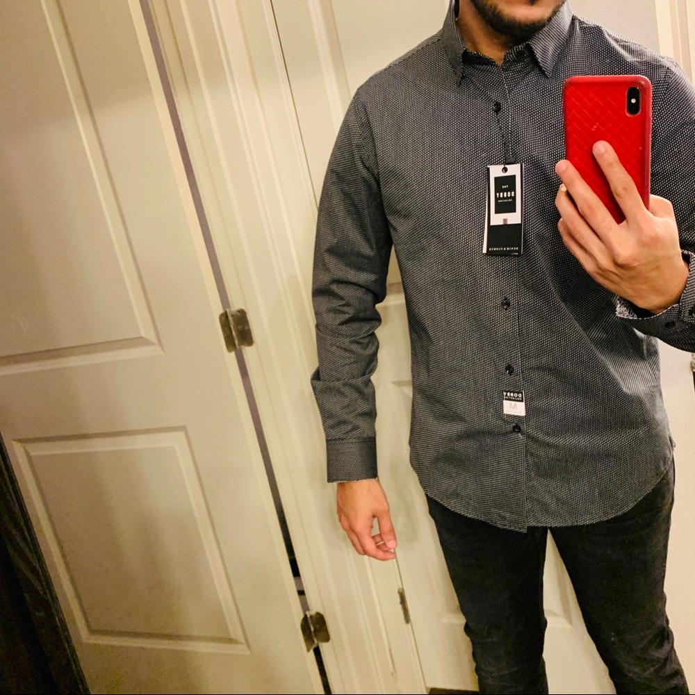 Denim & Flower Men’s Dress Shirt